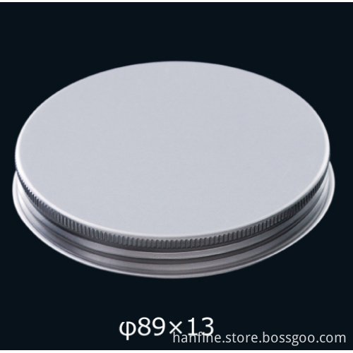 89*13 Silver Aluminum Cap To Match Screw Neck Bottle